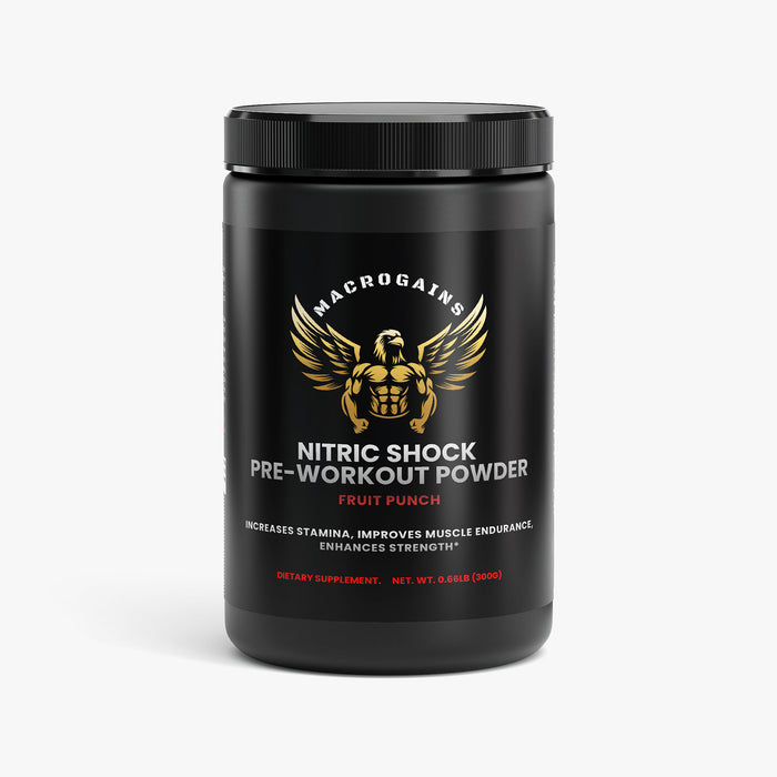 Nitric Shock Pre-Workout Powder (Fruit Punch)