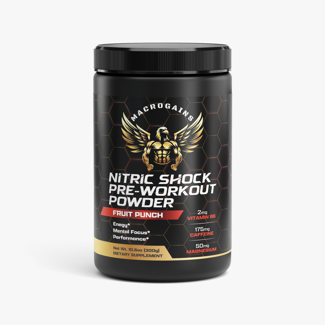 Nitric Shock Pre-Workout Powder (Fruit Punch)